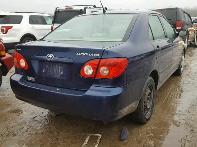 1NXBR32E35Z448740 - 2005 TOYOTA COROLLA CE BLUE photo 4