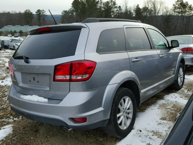 3C4PDCBG1FT744054 - 2015 DODGE JOURNEY SX GRAY photo 4