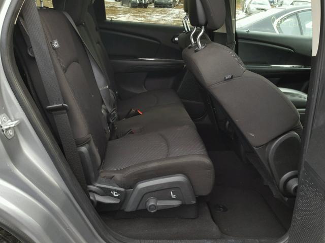 3C4PDCBG1FT744054 - 2015 DODGE JOURNEY SX GRAY photo 6