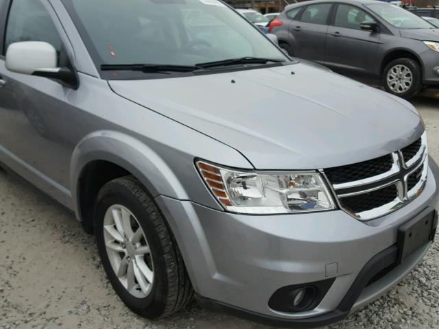 3C4PDCBG1FT744054 - 2015 DODGE JOURNEY SX GRAY photo 9