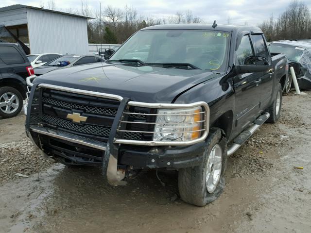 3GCEK23319G282272 - 2009 CHEVROLET SILVERADO BLACK photo 2