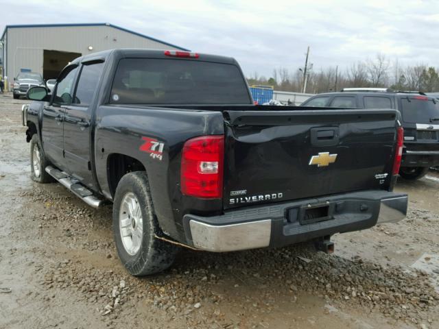 3GCEK23319G282272 - 2009 CHEVROLET SILVERADO BLACK photo 3