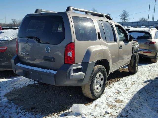 5N1AN08W17C535549 - 2007 NISSAN XTERRA OFF TAN photo 4