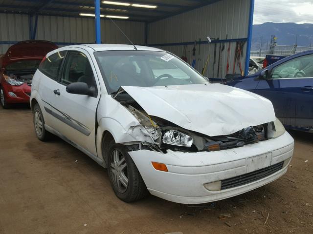 3FAFP31392R160659 - 2002 FORD FOCUS ZX3 WHITE photo 1