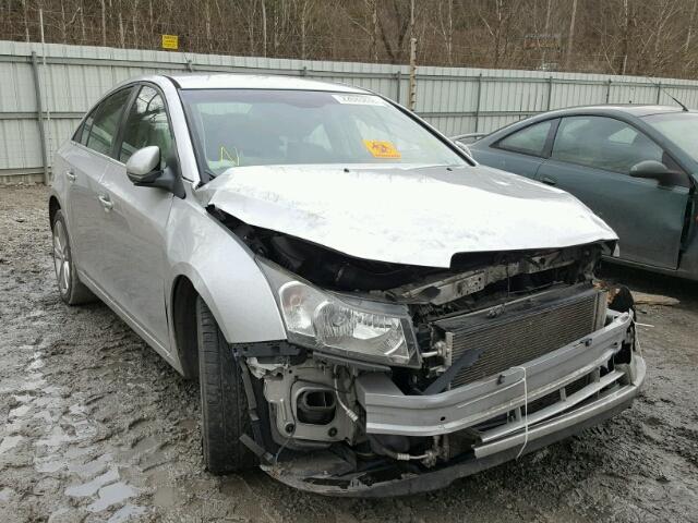 1G1PH5S91B7259454 - 2011 CHEVROLET CRUZE LTZ SILVER photo 1