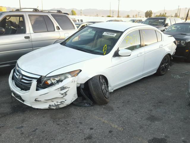 1HGCP2F62BA035346 - 2011 HONDA ACCORD SE WHITE photo 2