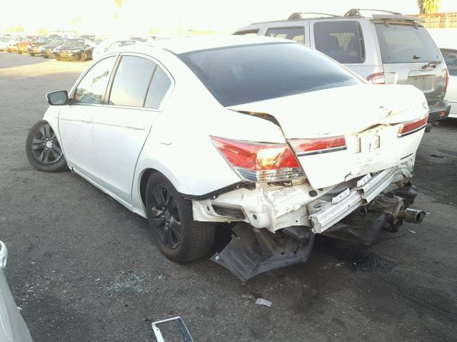 1HGCP2F62BA035346 - 2011 HONDA ACCORD SE WHITE photo 3