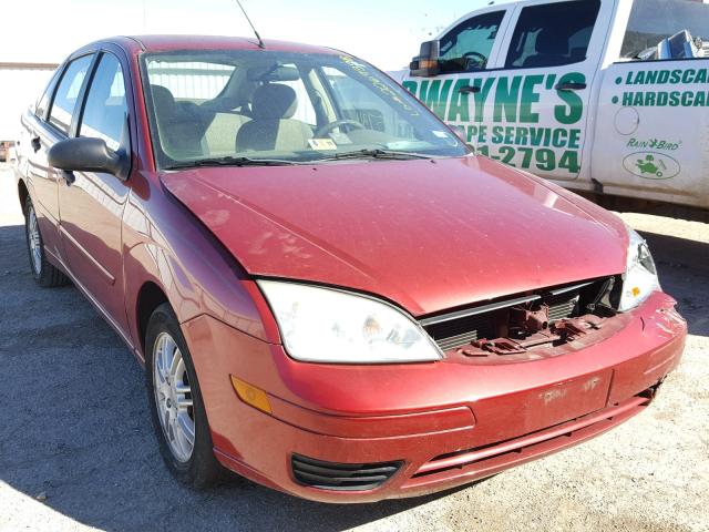 1FAFP34N95W278791 - 2005 FORD FOCUS ZX4 RED photo 1