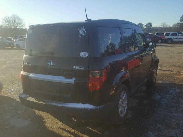 5J6YH1H72BL000399 - 2011 HONDA ELEMENT EX BLACK photo 4