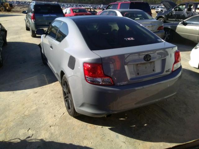 JTKJF5C79C3043661 - 2012 TOYOTA SCION TC GRAY photo 3