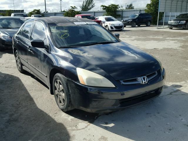 1HGCM56303A088211 - 2003 HONDA ACCORD LX BLACK photo 1