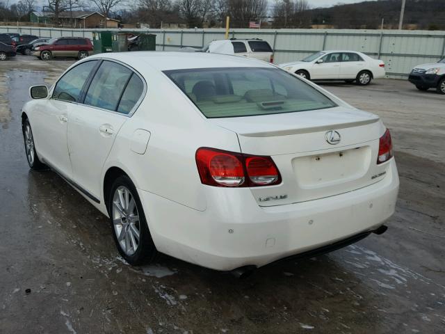 JTHBH96S865033420 - 2006 LEXUS GS GENERAT WHITE photo 3