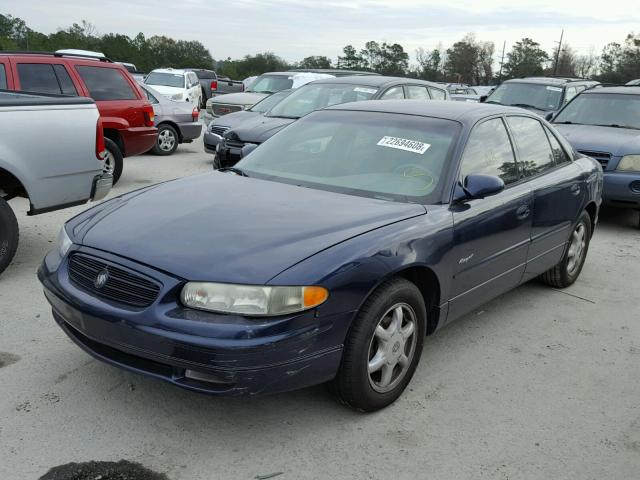 2G4WB55K411206791 - 2001 BUICK REGAL LS BLUE photo 2