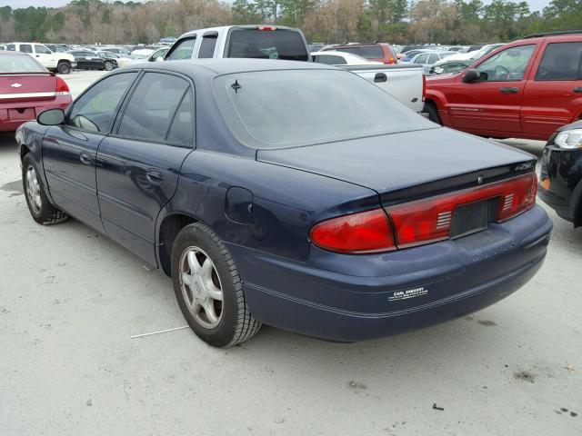 2G4WB55K411206791 - 2001 BUICK REGAL LS BLUE photo 3