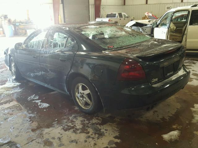 2G2WS522241109669 - 2004 PONTIAC GRAND PRIX GREEN photo 3