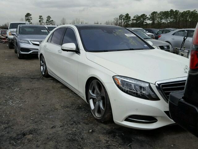 WDDUG8CB8FA098311 - 2015 MERCEDES-BENZ S 550 WHITE photo 1