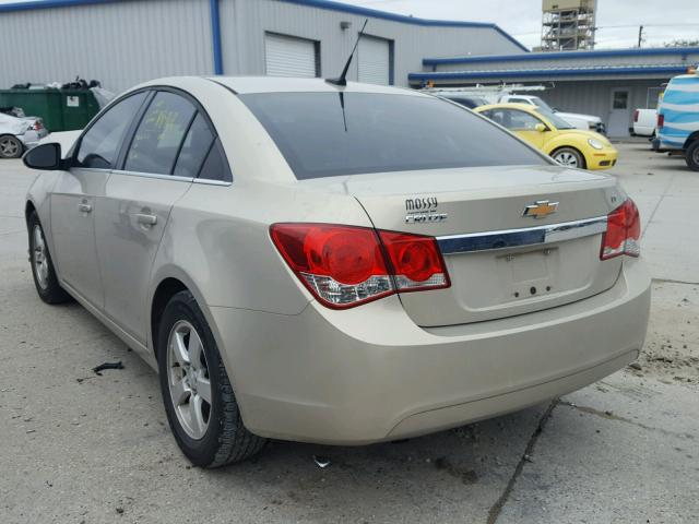 1G1PF5SC2C7319826 - 2012 CHEVROLET CRUZE LT TAN photo 3