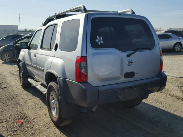 5N1ED28T64C683505 - 2004 NISSAN XTERRA XE SILVER photo 3