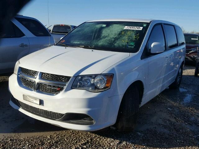 2C4RDGBG4FR671880 - 2015 DODGE GRAND CARA WHITE photo 2