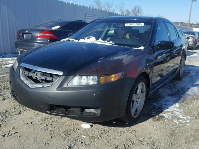 19UUA66224A074693 - 2004 ACURA TL BLACK photo 2