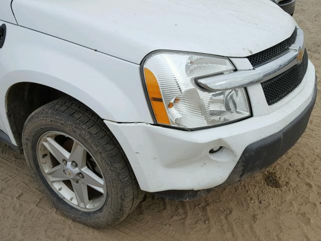 2CNDL73F366132828 - 2006 CHEVROLET EQUINOX LT WHITE photo 9