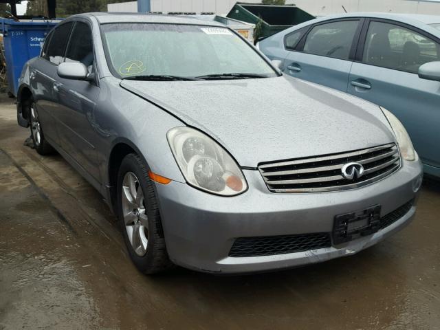 JNKCV51E95M209743 - 2005 INFINITI G35 GRAY photo 1