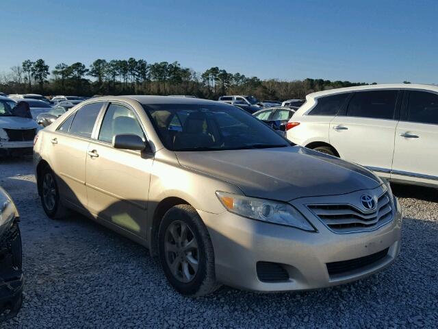 4T1BF3EKXBU143726 - 2011 TOYOTA CAMRY BASE GOLD photo 1