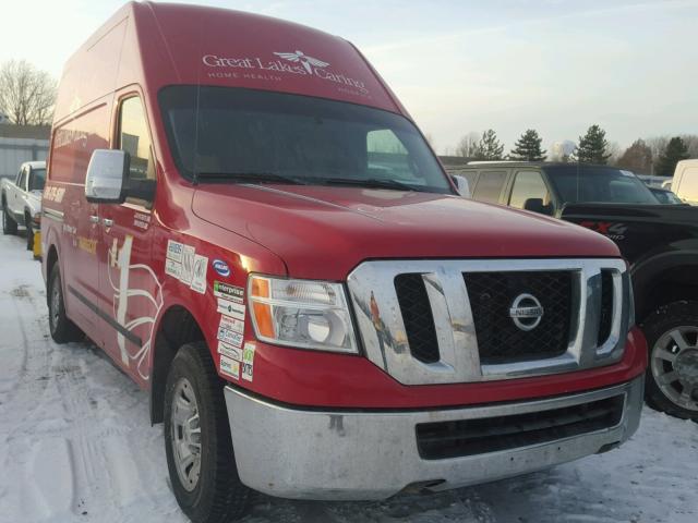 1N6BF0LY3CN115964 - 2012 NISSAN NV 2500 RED photo 1