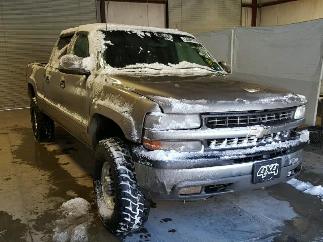 1GCGK13U61F146804 - 2001 CHEVROLET SILVERADO GRAY photo 1