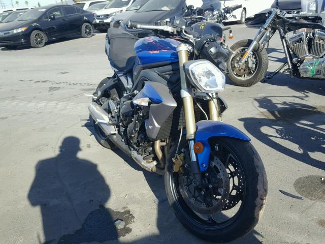 SMTL02NE7DT572847 - 2013 TRIUMPH MOTORCYCLE STREET TRI BLUE photo 1