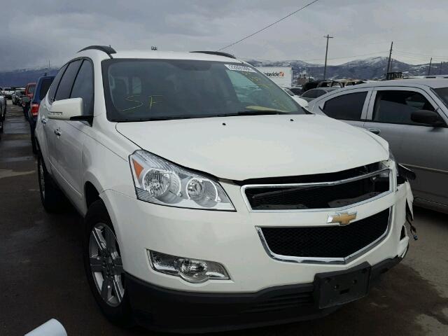 1GNKVGED2CJ244592 - 2012 CHEVROLET TRAVERSE L WHITE photo 1