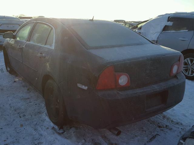 1G1ZC5EB4A4113345 - 2010 CHEVROLET MALIBU 1LT BLACK photo 3