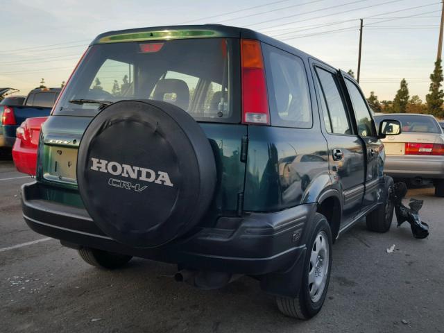 JHLRD28421S016613 - 2001 HONDA CR-V LX GREEN photo 4