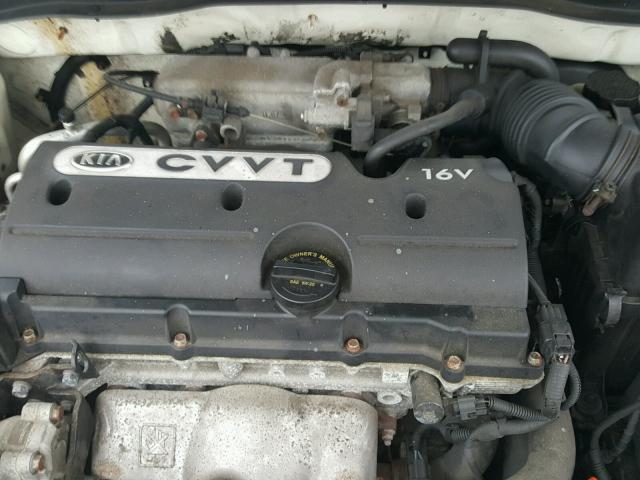 KNADE223196505493 - 2009 KIA RIO BASE 白色 照片 7