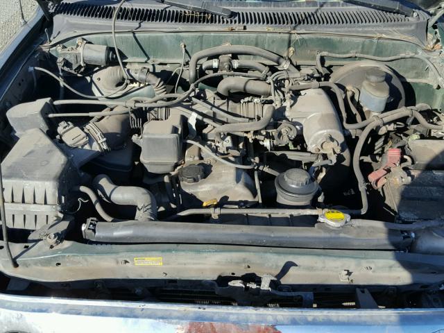 5TESM92N92Z003217 - 2002 TOYOTA TACOMA XTR GREEN photo 7