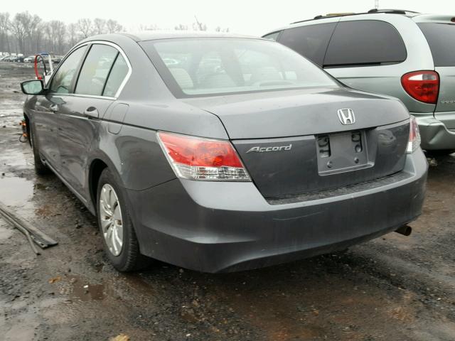 1HGCP2F38AA182341 - 2010 HONDA ACCORD LX GRAY photo 3