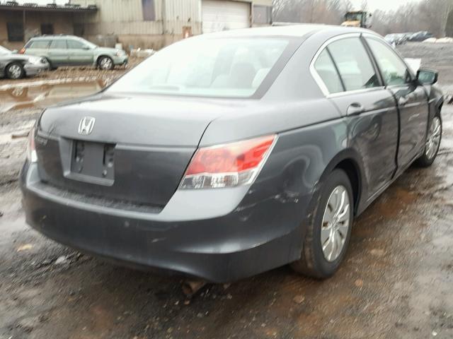 1HGCP2F38AA182341 - 2010 HONDA ACCORD LX GRAY photo 4