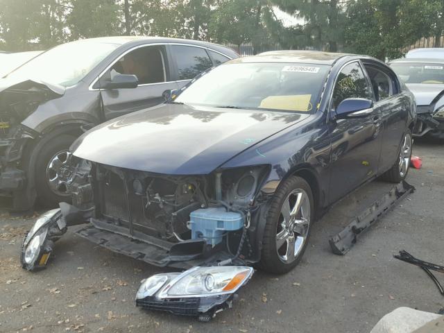 JTHBE1KS0B0051224 - 2011 LEXUS GS 350 BLUE photo 2