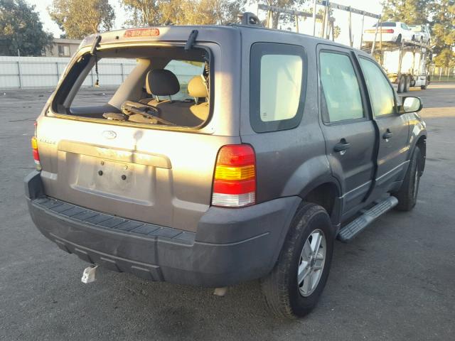 1FMCU02Z96KB57953 - 2006 FORD ESCAPE XLS GRAY photo 4