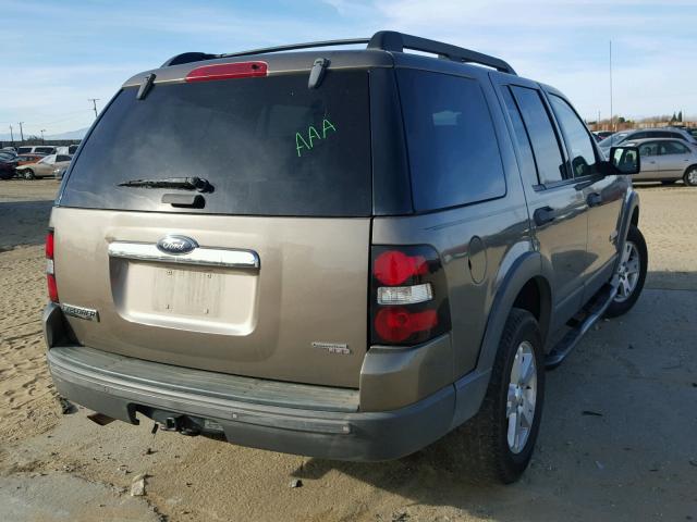 1FMEU63E16UA32893 - 2006 FORD EXPLORER X TAN photo 4