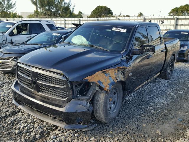 1C6RR6MT3GS237592 - 2016 RAM 1500 SPORT BLACK photo 2