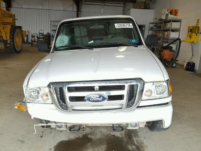 1FTLR4FE0BPA52834 - 2011 FORD RANGER SUP WHITE photo 9