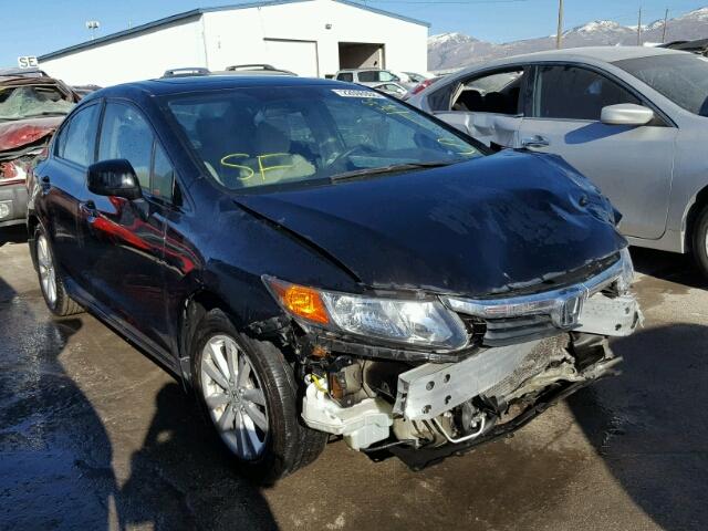 19XFB2F87CE035580 - 2012 HONDA CIVIC EX შავი ფოტო 1