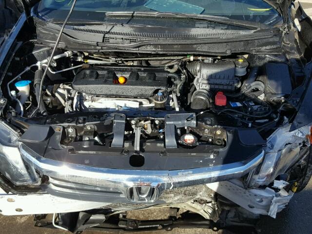 19XFB2F87CE035580 - 2012 HONDA CIVIC EX შავი ფოტო 7