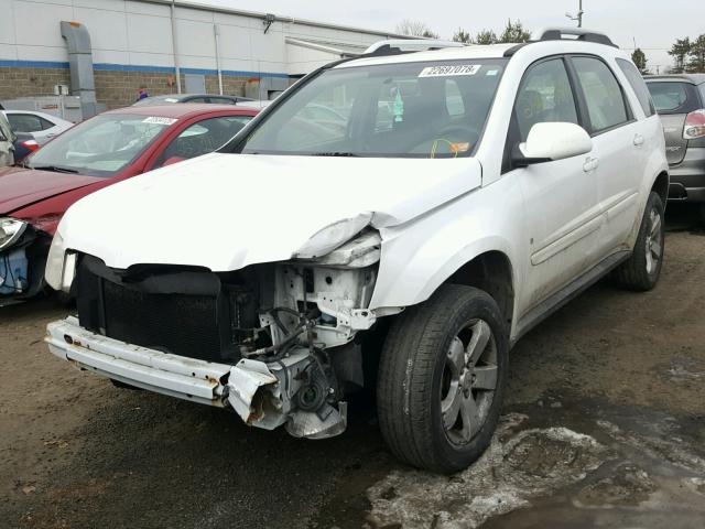 2CKDL63F776019411 - 2007 PONTIAC TORRENT WHITE photo 2