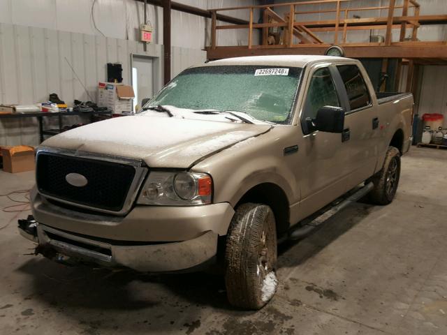 1FTPW14V27KC59029 - 2007 FORD F150 SUPER GOLD photo 2