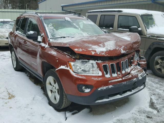 1C4NJDBB4CD616029 - 2012 JEEP COMPASS SP ORANGE photo 1