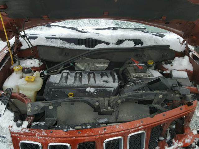 1C4NJDBB4CD616029 - 2012 JEEP COMPASS SP ORANGE photo 7