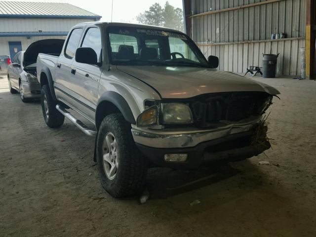 5TEGN92N71Z809137 - 2001 TOYOTA TACOMA DOU SILVER photo 1