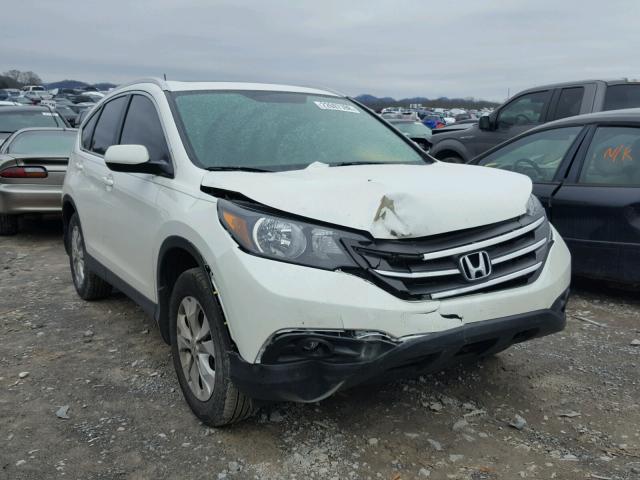 5J6RM3H70EL041274 - 2014 HONDA CR-V EXL WHITE photo 1